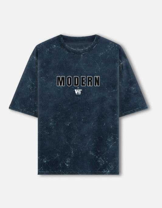 Front_1_c_3.jpg ˇMODERN — Acid Wash Oversized T-Shirt blue