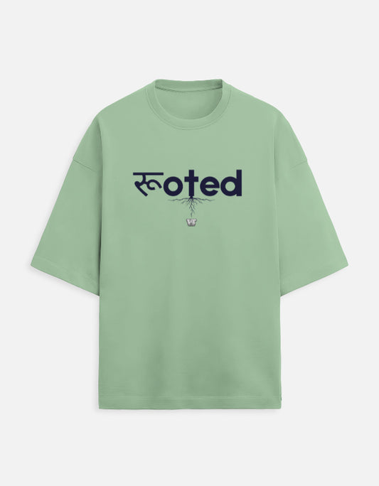 ROOTED — Oversized Terry T-Shirt
jade