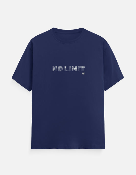 NO LIMIT — Classic Cotton Crew T-Shirt royal blue