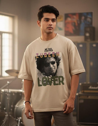 “Premium Oversized T-Shirt — Zubeen Lover Certified Design — We Tees Assam”