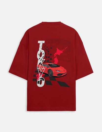 Color_Red Tokyo car Back