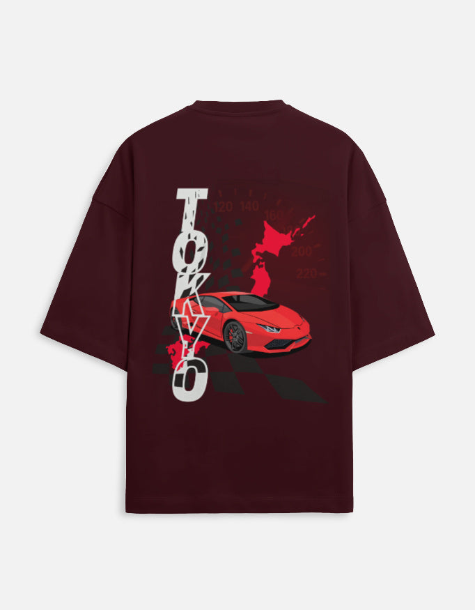 Color_Maroon Tokyo car Back