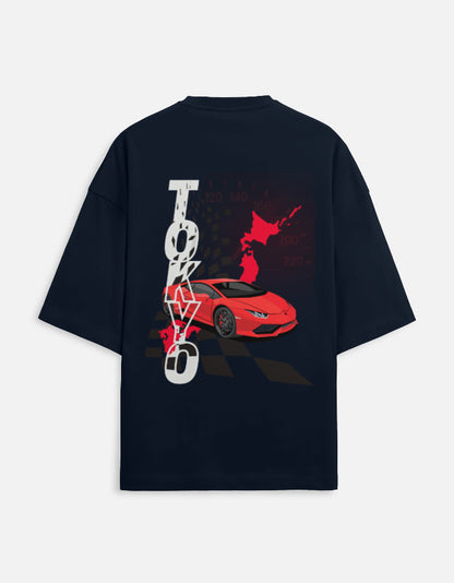 Color_NavyBlue Tokyo car Back