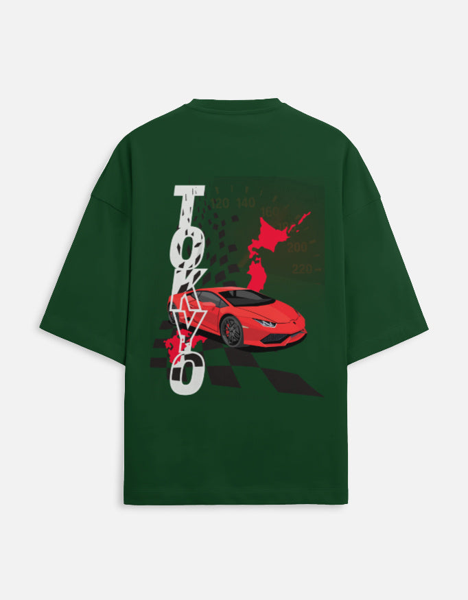 Color_BottleGreen Tokyo car Back