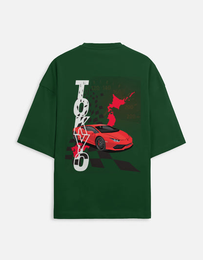 Color_BottleGreen Tokyo car Back