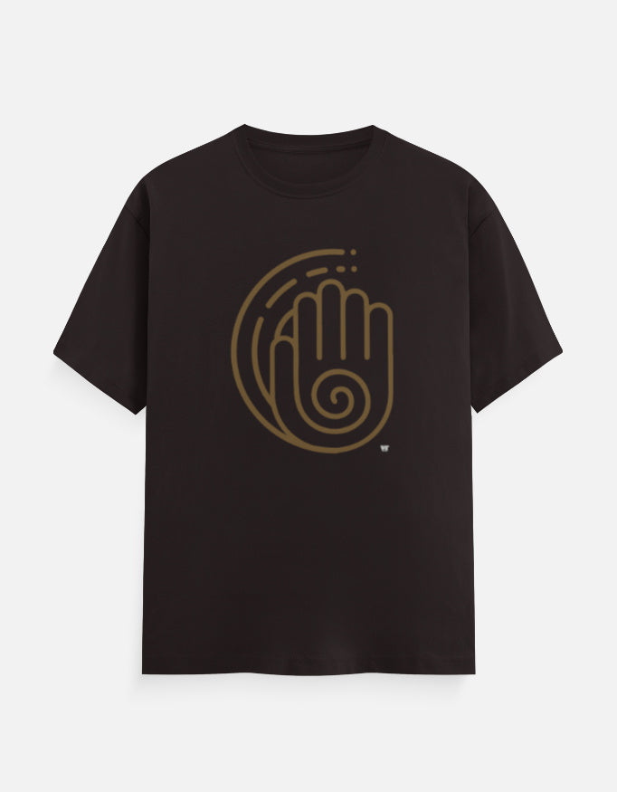 AHIMSA — Classic Cotton Crew T-Shirt coffee