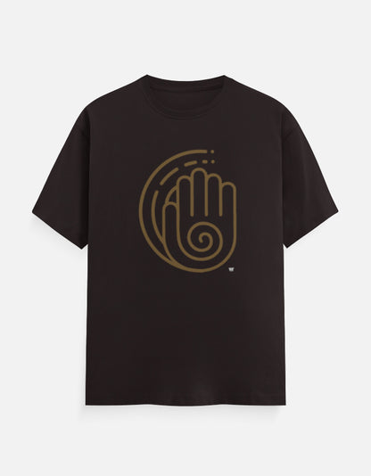 AHIMSA — Classic Cotton Crew T-Shirt coffee