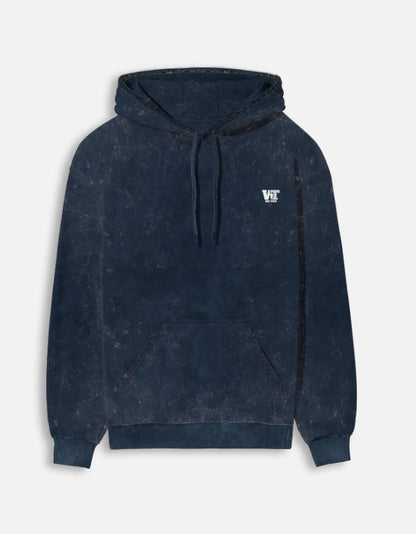 Color_NavyBlue Premium heavyweight acid washed cotton hoodie 