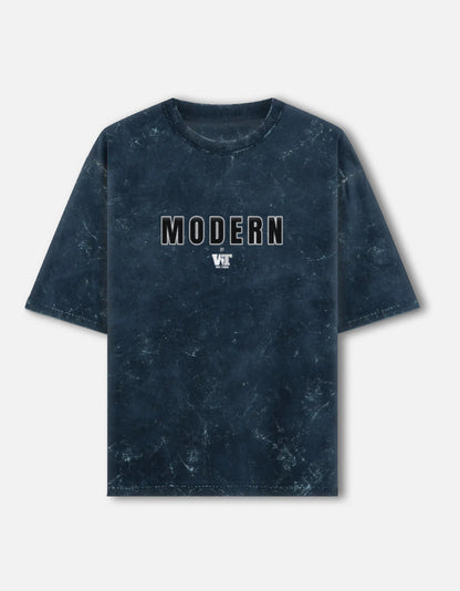 Front_1_c_3.jpg ˇMODERN — Acid Wash Oversized T-Shirt blue