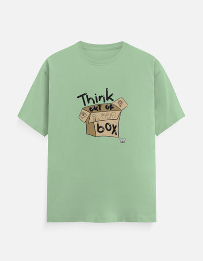 THINK OUTSIDE THE BOX — Classic Cotton Crew T-Shirt jade