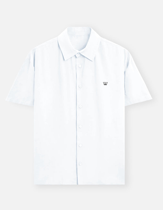 Color_White Unisex Oversized shirt