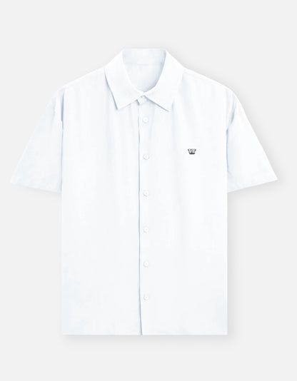 Color_White Unisex Oversized shirt