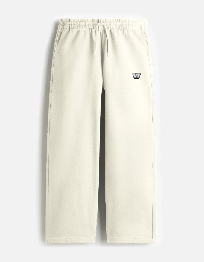 Color_OffWhite Embroidered Sweatpants Unisex