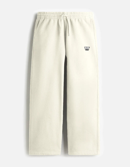 Color_OffWhite Embroidered Sweatpants Unisex